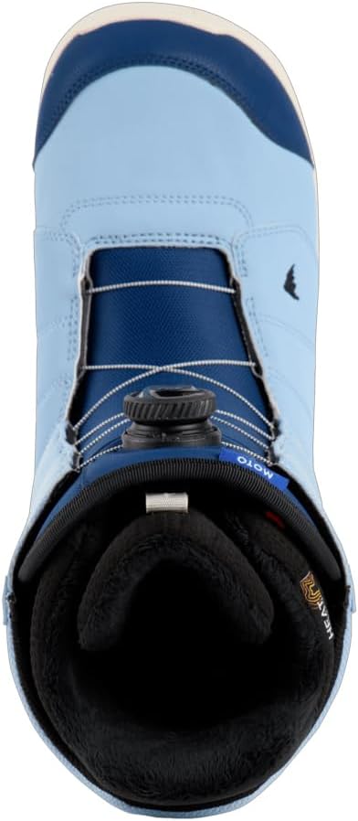 Burton Men's Moto BOA Snowboard Boots, Nightfall/Dusty Blue, 11.5