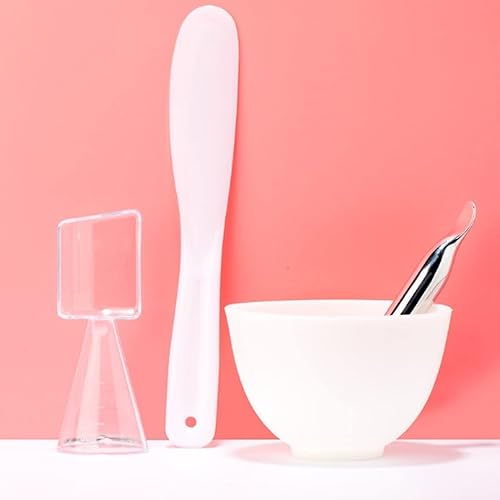 Miniatura 3 de Juego de cuencos para mezclar mascarillas faciales, 3 piezas, kit de herramientas de mezcla de mascarillas con cuchara medidora, máscara facial,