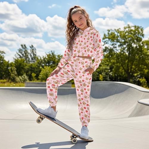HUIACONG Girls Sweat Suit Kids Sweat Set for Children Boys Sweatsuits3