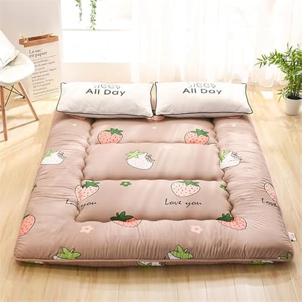 Japoński materac Futon Zagęścić 10 cm Mata do spania Tatami nie miękka mata zwijana mata łóżko składana mata akademik dorosły dziewczęta chłopcy łóżko