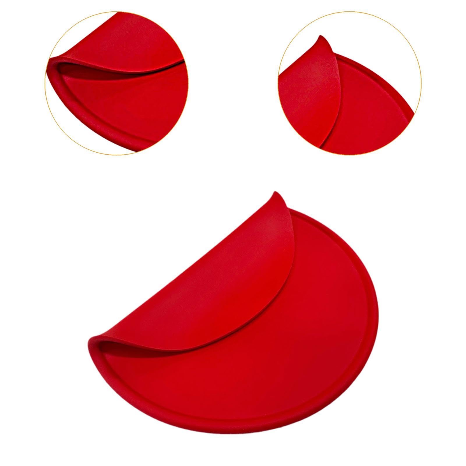 Attrezzatura da Allenamento in Silicone per Pizza, Robusto Strumento da Cucina per Pancake Volanti, Strumenti da Chef per Pizza, Lancio Professionale, Rosso