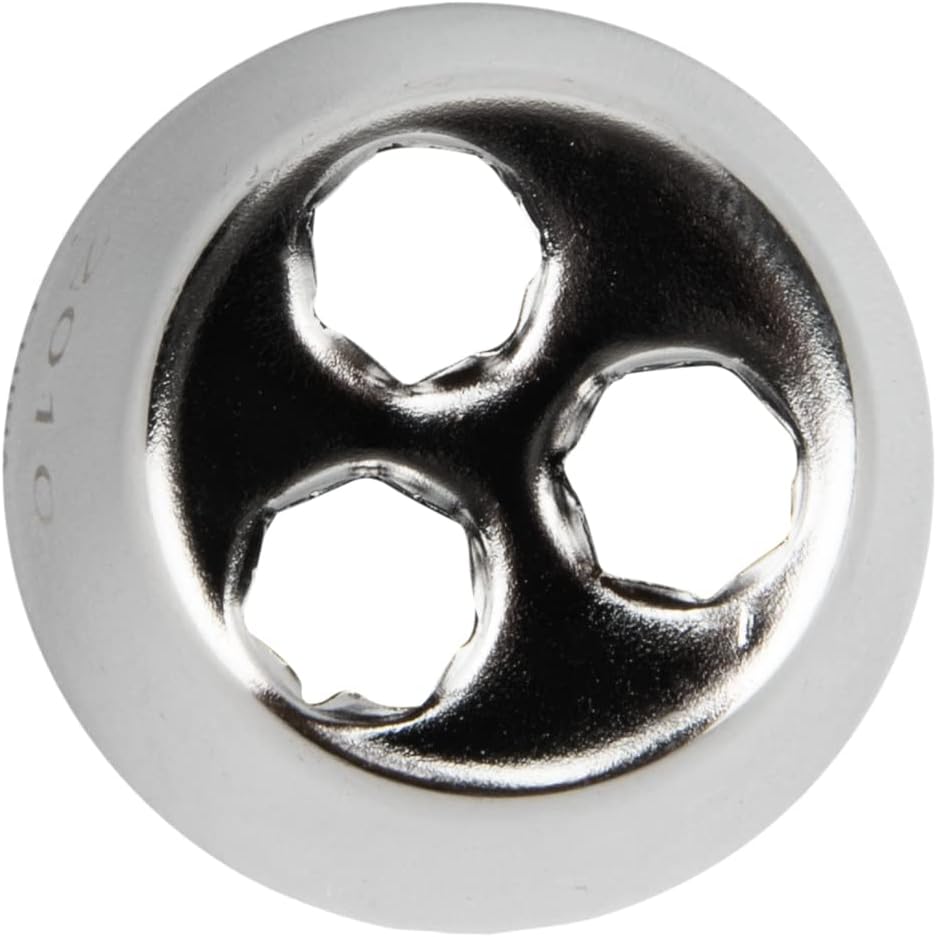 Restaurantware Pastry Tek Round White Plastic Small Russian Piping Tip Coupler - 1 count box