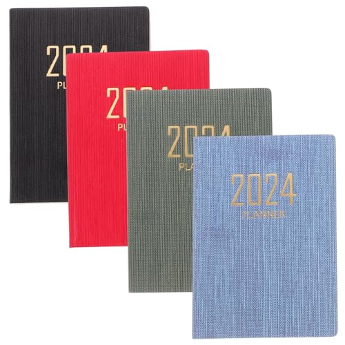Carnets de planification journalier NUOBESTY lot de 4 pièces à couverture rigide - 5
