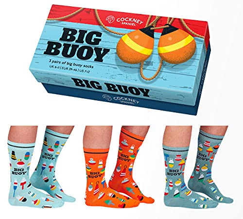 Big Buoy regalo de calcetín de hombres para el confort en casa
