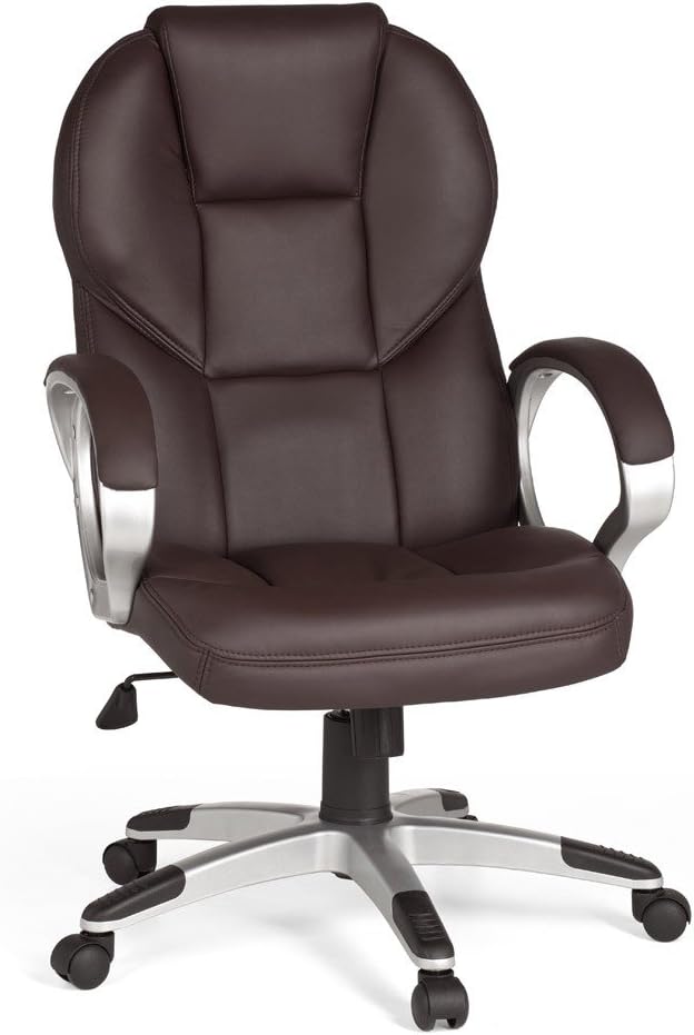 Amstyle Matera Director's Office Chair Artificial Leather Brown