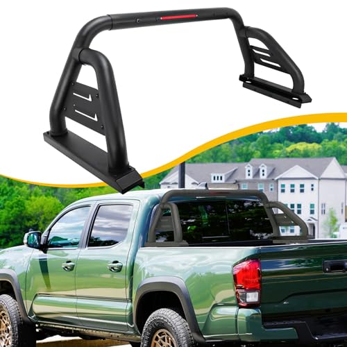 トヨタ・タコマ TRD PRO ブラック　ウィズ　ロールバー+スポットライト Amazon | EZREXPM ロールバー トヨタ タコマ 2005-2025用 高耐久