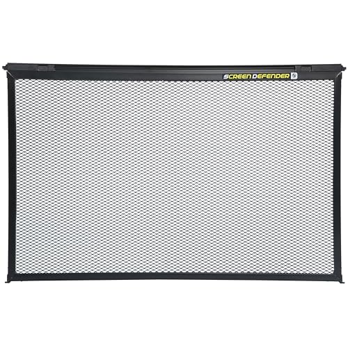 Image of Lippert Components 859794 Screen Defender RV Entry Door Aluminum Screen Protector, 30-inch, Black