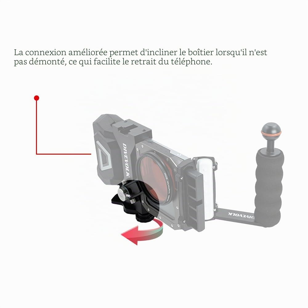 DIVEVOLK Plateau à poignée unique