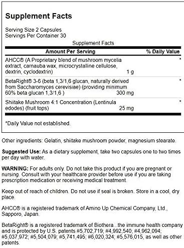 Swanson ULT BIODEFENSE NK+ Mushroom BLND 60C - Image 2
