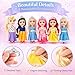 Liberty Imports Little Royal Princess Toddler Dolls with Dresses, Girls Imaginative Pretend Play Small Dolls Party Favors Collection (Princess)
