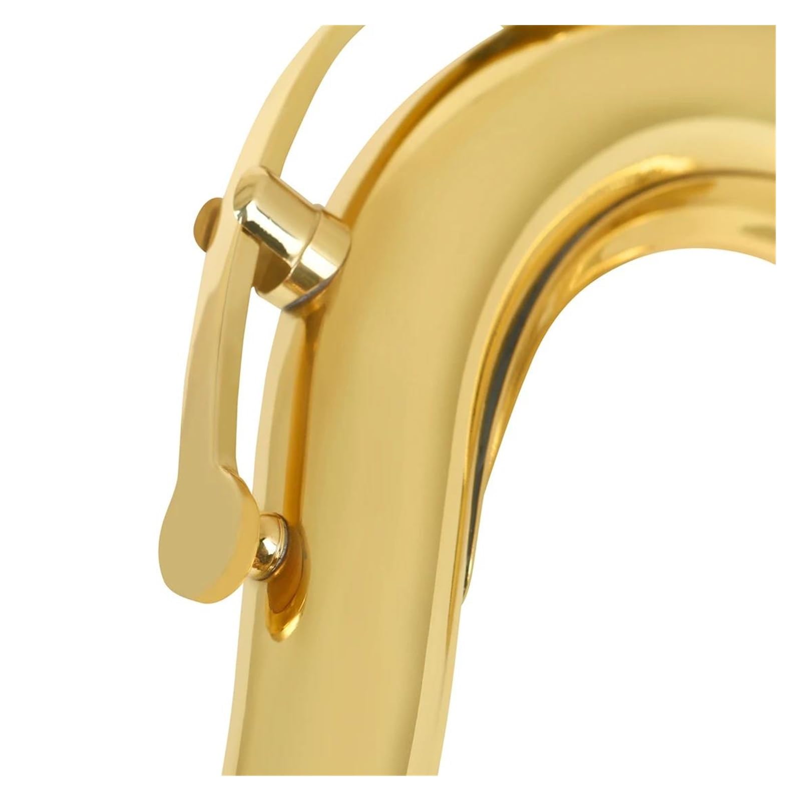 Akcesoria do saksofonu Zestaw Gryfu Do Saksofonu Tenorowego Złoty Mosiądz Bend Neck Sax Część Zamienna Do Saksofonu Tenorowego Akcesoria Do Instrumentów Dętych Drewnianych