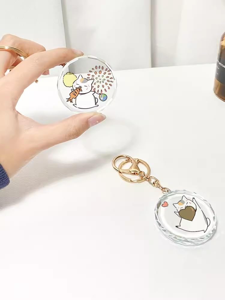 Amazon.co.jp: 夏目友人帳 キーホルダー クリスタルペンダント