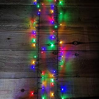Premier 37.2m Multi Action 3000 Multi Coloured LED Cluster Christmas Lights with Timer