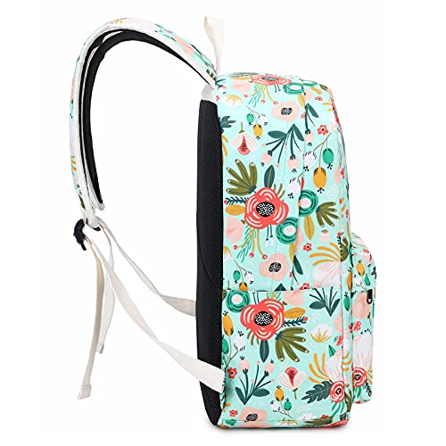 Octsky Backpacks For Girls School Backpack Lightweight Elementary Kids Bookbag Set With Lunch Bag Light Green #TOP3