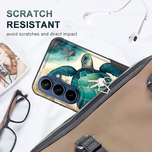 CICPLKSE for Galaxy S26 Plus Case,Dual Layer Heavy Duty Hybrid Shockproof Hard PC Soft Silicone TPU Bumper Protective Case for Samsung Galaxy S26 Plus 6.7 inch 2026,Sea Turtle - image 4