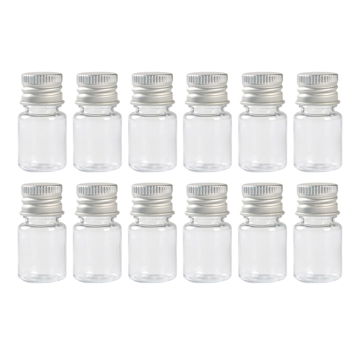 BESTYASH Professional 5ml Glass Reagent Bottles Leakproof Liquid Seal Bottles for Lab Use Mini Sample Containers