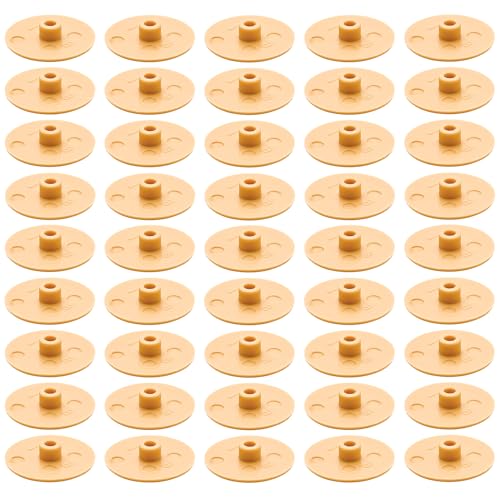 cyclingcolors 20x Abdeckkappen schraubenkappen Innensechskant SW 4 Schrauben Zylinderschrauben Schutzkappen Kunststoff, Kiefer