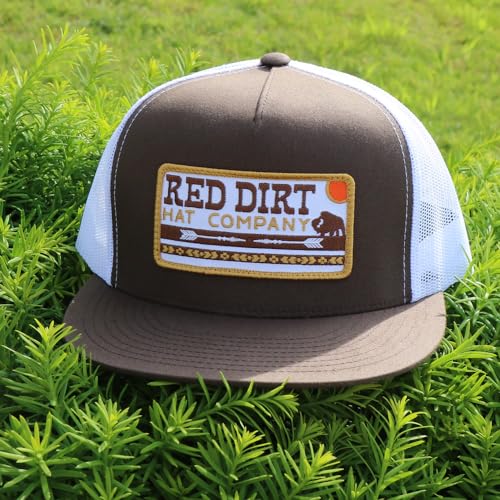 Image of Red Dirt Hat Company Buffalo Patch Adjustable Snapback Hat