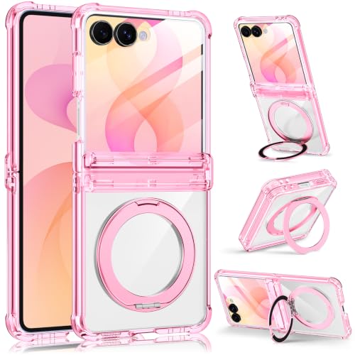�y360°��]�X�^���h�EMagSafe�Ή��zGalaxy Z Flip8 �p�P�[�X �q���W�ی� 9H�K���X�t�B�����t�� (�s���N)