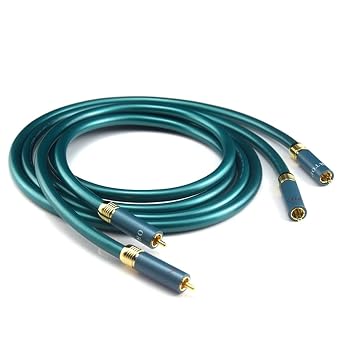 HifiRCA Cable High-End CD Amplifier Interconnect 2RCA to 2RCA Male Audio Cable 1m2M 200CM