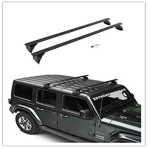Tuntrol 2 Pieces Heavy Duty Cross Bars Cargo Luggage Side Rail Fit