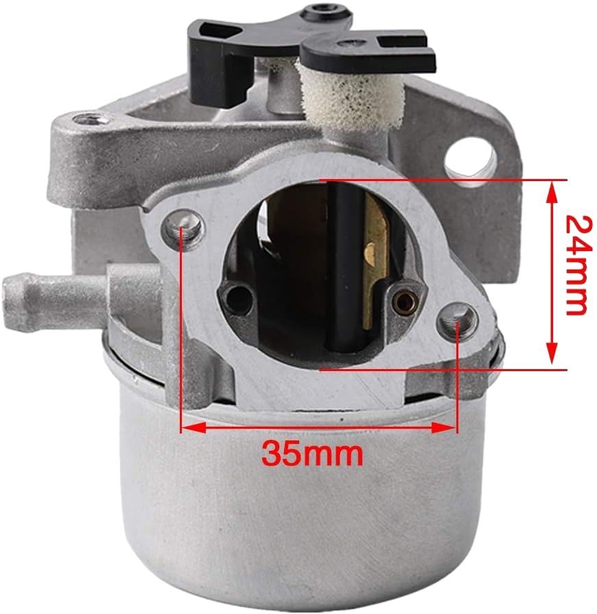 799866 Carburetor + 491588 491588S Air Filter for 190CC 725EX 790845 799871 796707 794304 Engines in for Toro, for Craftsman, and Troy Bilt 6.75 Lawn Mowers.