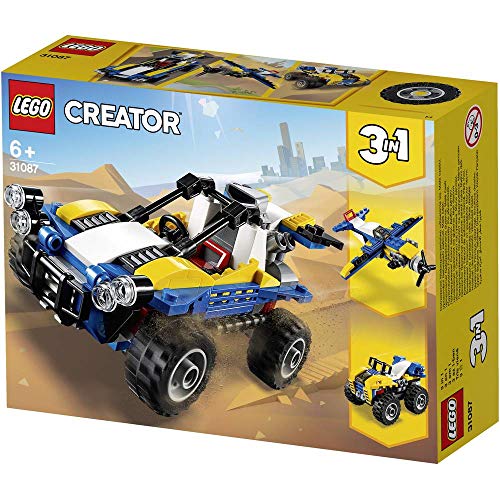 Creator Dune Buggy, Fuoristrada, Aeroplano e Quad, Set da Costruzione 3 in 1, Veicoli Giocattolo per Bambini dai 6 Anni in su, 31087 - Lego - Immagine 2