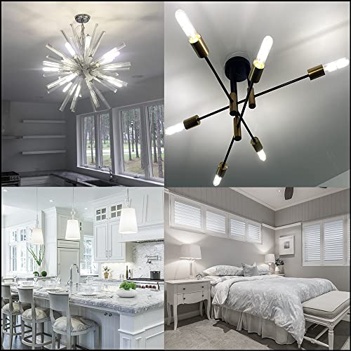 T10 LED Bulb 4W Equal E26 LED Light Bulb 40 Watt Dimmable Daylight 4000K by LVYE - Used condition - Image 7