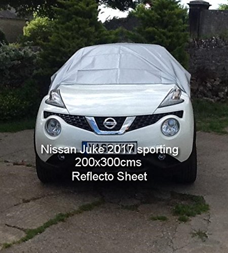 Country Mun Ultimate Reflective Car/Conservatory Sun Shade Cover (Multi-use): 2metre