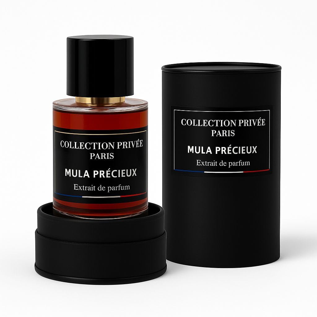 Collection Privée Paris Extrait de Parfum Mixte, 50ml, Longue Tenue, Fragrances Musquées, Gourmandes, Florales et Orientales (Mula Précieux)
