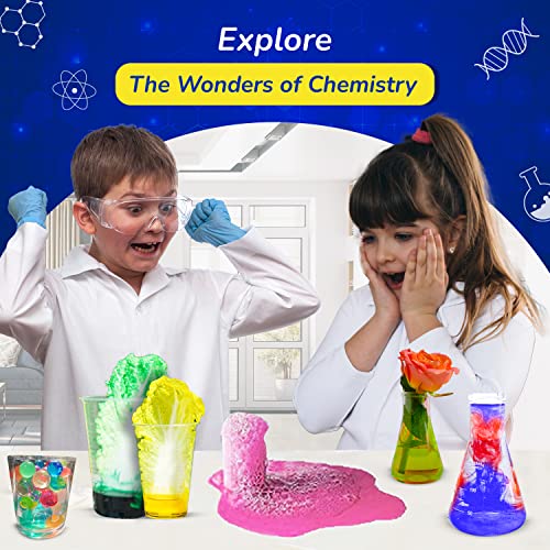 Smartivity Mega Science Kit 108 Mind-Blowing Chemistry Science Experiment Kit For Boys & Girls Age 6,8,10,12,14 Years Old Kids Safe & Non Toxic Chemistry Kit For Birthday Gifts Stem Educational Toys #TOP3