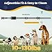 Wireless Dog Fence, Electric Fence for Dogs,Training Collar with Remote Control 3800FT Range, Portable Dog Perimeter Collar with 3 Training Mode Flash Light & Waterproof Upgrade Black 2 Pack