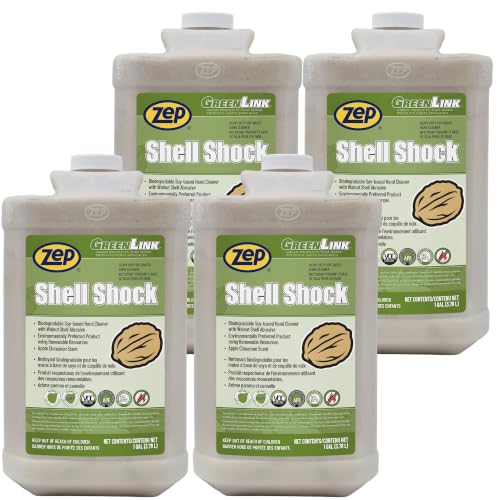 Zep Shell Shock Industrial Hand Cleaner - 1 Gallon (Case of 4)