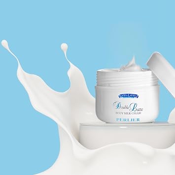 Perlier Double Latte Body Milk Cream For Senitive Skin ~ 6.7oz
