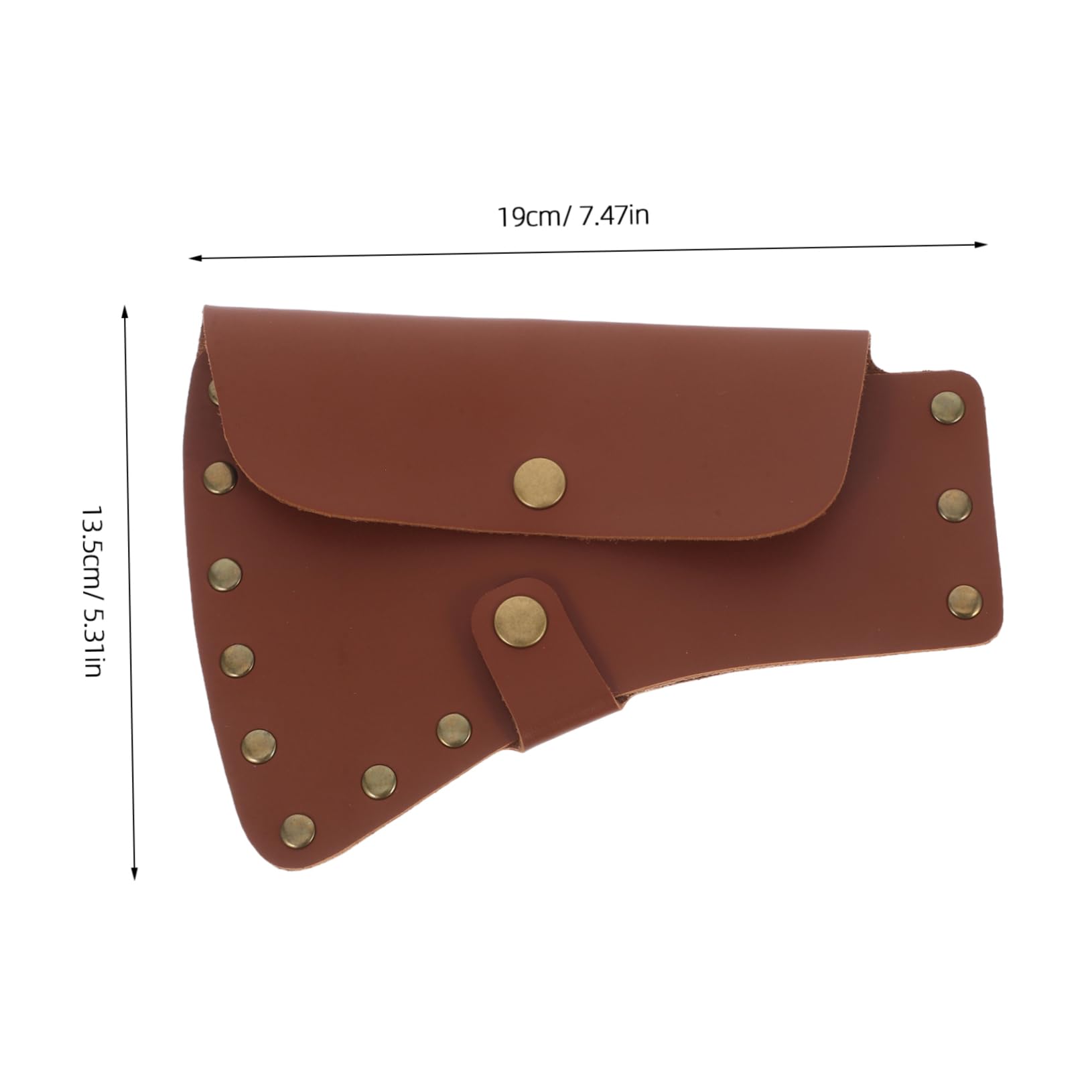 Yardenfun Outdoor PU Axe Cover Protector for Camping and Hiking Stylish Hatchet Blade Cover for Enhanced Safety Durable Axe for Firewood and Outdoor Activities