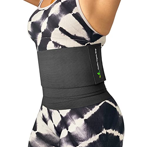Healthy Organic Shop Waist Trainer For Women Snatch Bandage Tummy Wrap And Workout Waist Trimmer For Gym Sport Black #TOP3