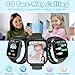 4G Kids Smart Watch GPS Tracker, Smartwatch for Kid with Video Calling, Voice Chat, Class Mode, SOS , Pedometer, Alarm, Games, SIM Card HD Touch Screen Phone Watch Gift for 4-12 Girls Boys, Black