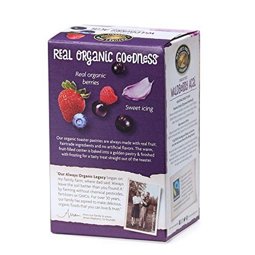 Nature's Path Organic Toaster Pastries, Frosted Wildberry Acai, 6 Count #TOP1