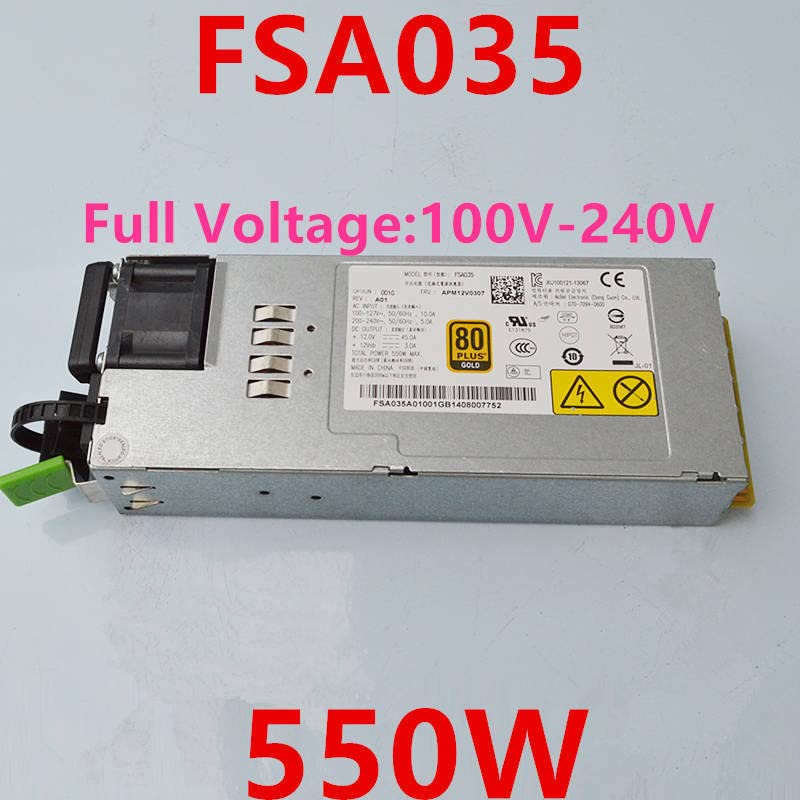 Alimentation PC AcBEL ATX GOLD 550W – Câbles MOLEX – Modèle 550CA-AB8FM