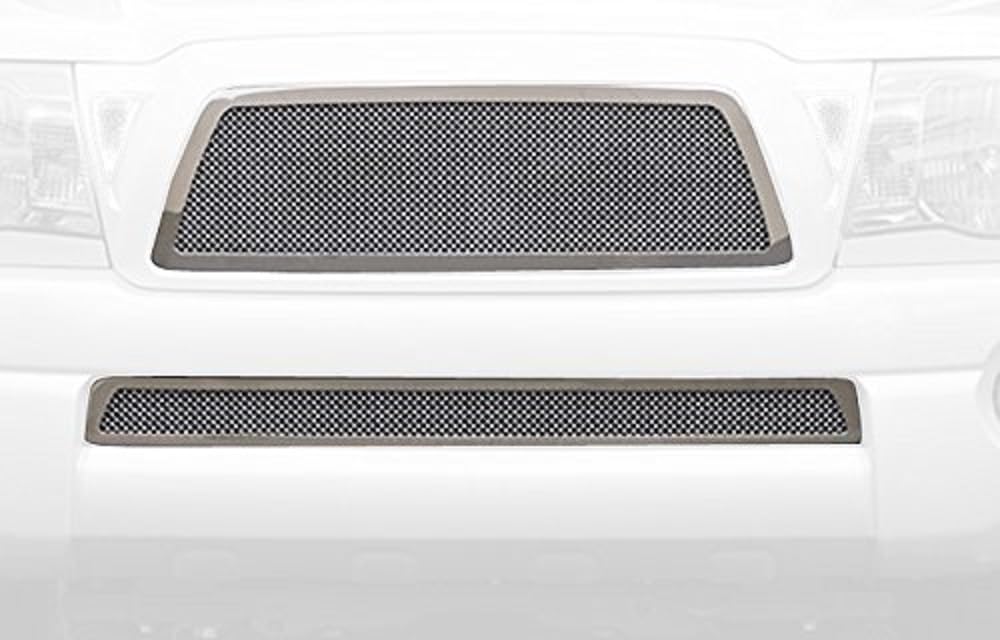 T-Rex Grilles 54936 Upper Class Small Mesh Stainless Polished Finish Grille Insert for Toyota Tacoma