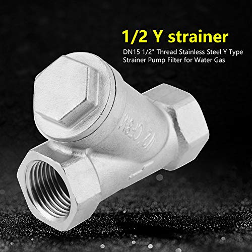 Stainless Steel Filter DN15 1/2 Inch Y-Type Wassergasfilter For Water And Gas Systems