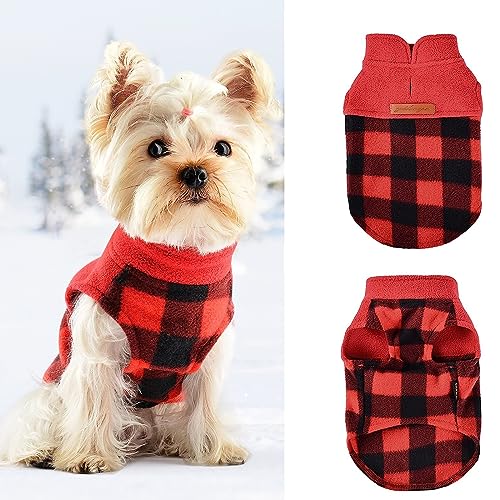 Dog-Sweaters-for-Small-Dogs-Girl-Boy-Stretch-Fleece-Pet-Dog-Clothes-with-Leash-Hole-Fall-Winter-Warm-Puppy-Sweater-for-Chihuahua-Teacup-Shih-Tzu-Yorkie-Tiny-Doggie-Outfits-Cat-Apparel