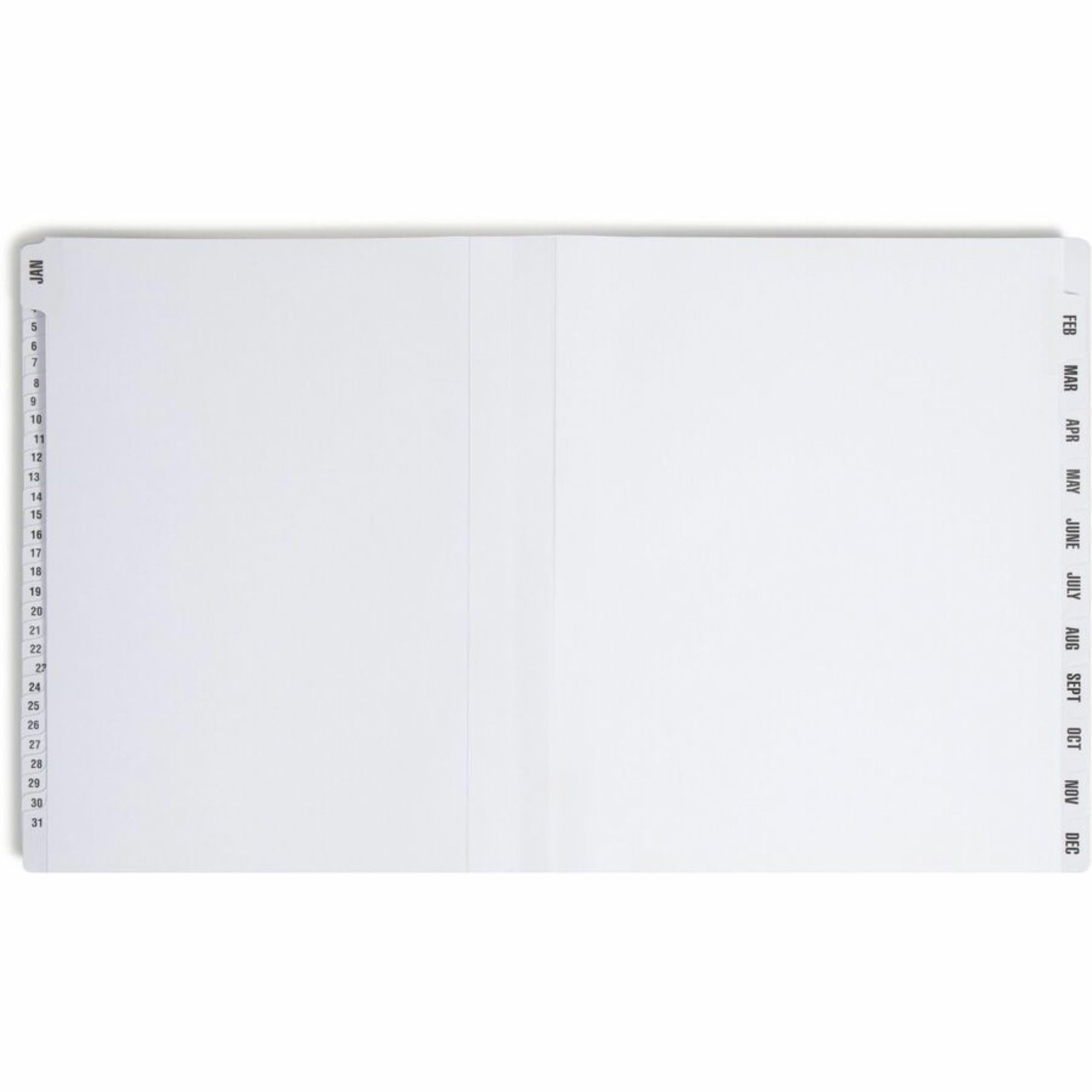 Smead Desk File/Sorter, Daily (1-31) and Monthly (Jan.-Dec.), 43 Dividers, Letter Size, Blue (89235) 2
