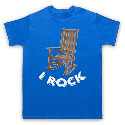 T-Shirt des Hommes I Rock Rocking Chair en coton noir confort