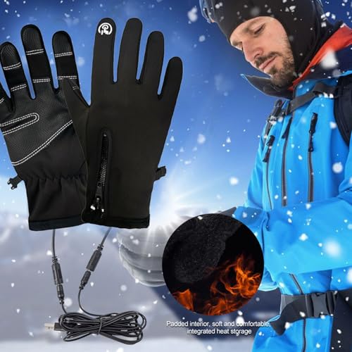 Guantes eléctricos calefactables USB el regalo útil de invierno 3
