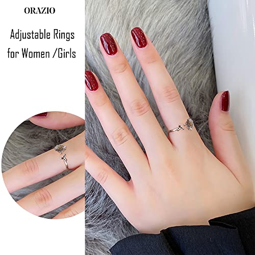 ORAZIO Anello in argento sterling 925 regolabile