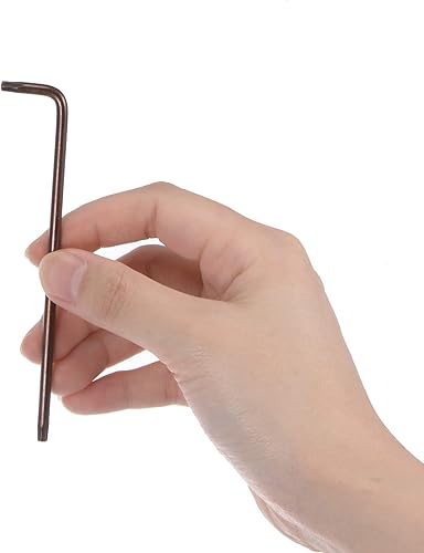 Miniatura 5 de uxcell T25 Anti manipulación Torx Star Key Bit Llave, forma de L 5.12 pulgadas brazo largo, acero S2 2 PC