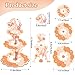 Zopeal 3 Tier Groovy Cupcake Stand Two Groovy Party Decorations Boho Hippie Birthday Party Decor Daisy Flower Dessert Tower for Boho Retro Hippie Theme Cake Birthday Decoration Supplies