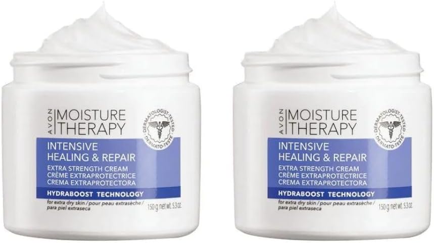 Moisture Therapy Intensive and Repair Extra Strength Cream Lot 2 Jars 5.3 Oz.