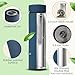 AVARO All-in-One Tea Thermos with Infuser for Loose Tea, Coffee, Fruit-Infused Water (Hot/Cold) - 16.9oz Insulated Stainless Steel Coffee Travel Mug, Tea Infuser Cup, Leakproof Tea Cup